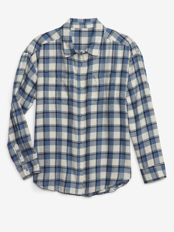 GAP Бебешка фланелена риза GAP