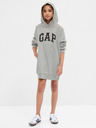 GAP Детска суитшърт рокля с лого GAP