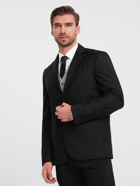 Ombre Clothing Черно мъжко яке Ombre Clothing