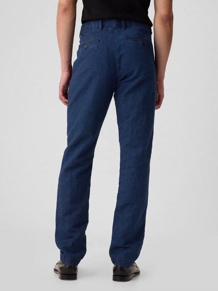 GAP Панталони Slim от ленен микс GAP