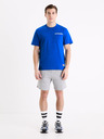 Celio Синя мъжка тениска с щампа Celio Marvel Captain America