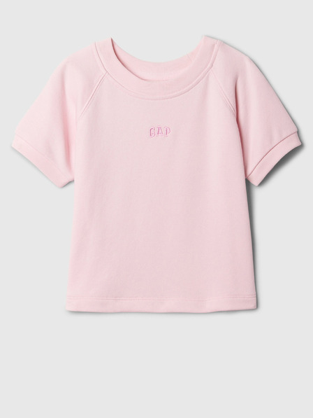 GAP Бебешки суитшърт с къс ръкав GAP