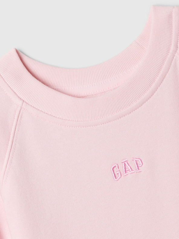 GAP Бебешки суитшърт с къс ръкав GAP