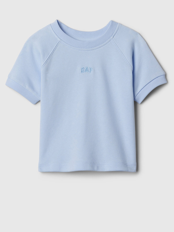 GAP Бебешки суитшърт с къс ръкав GAP