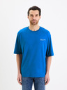 Celio Синя памучна тениска Celio Gesympa