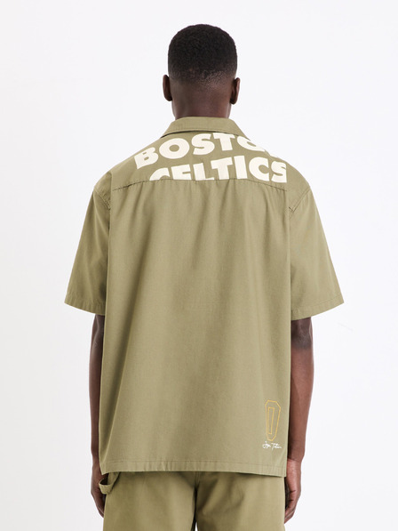 Celio Мъжка риза Celio Boston Celtics Khaki