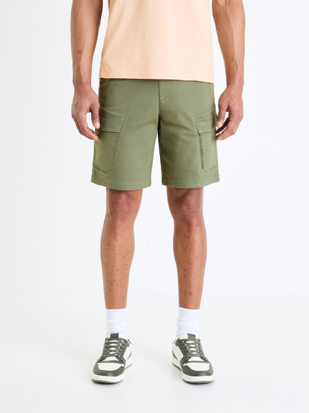 Celio Мъжки къси панталони в цвят каки Celio Gojogbm
