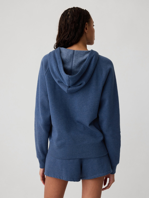 GAP Суитшърт с цип и лого на Gap