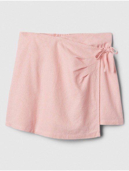 GAP Детска пола с къси панталони от лен GAP