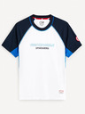 Celio Бяла мъжка спортна тениска Celio Marvel Captain America