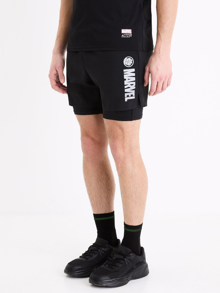 Celio Черни спортни панталони Celio Marvel Hulk