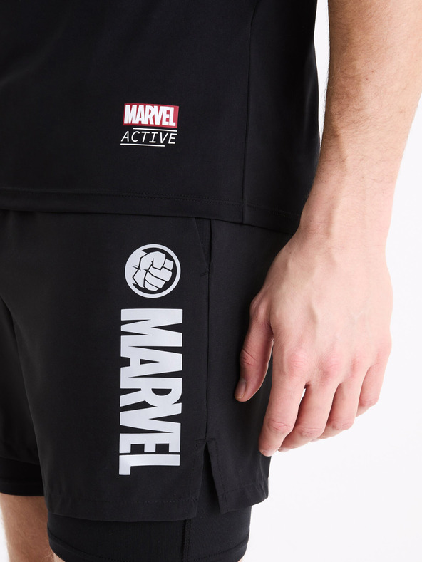 Celio Черни спортни панталони Celio Marvel Hulk