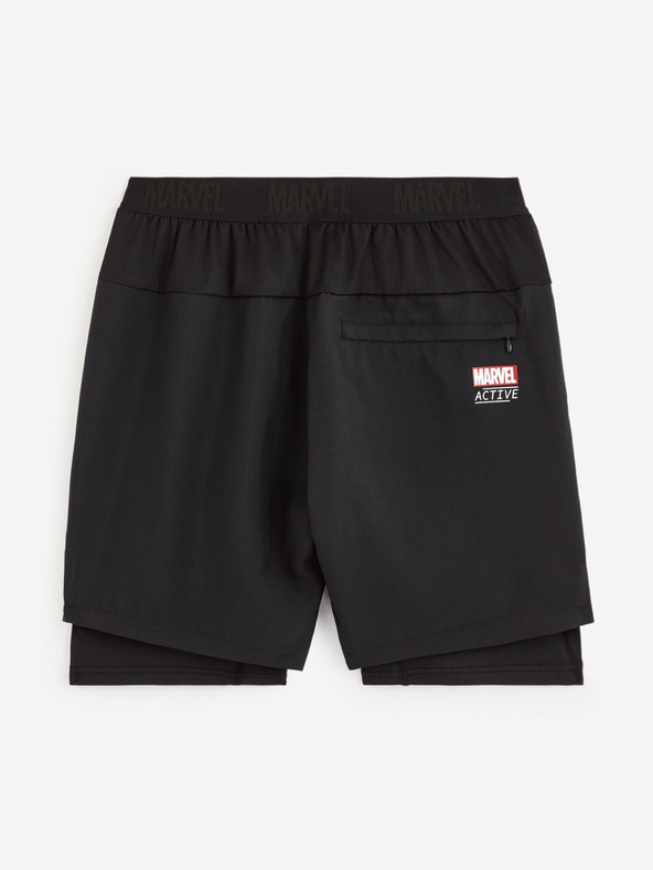 Celio Черни спортни панталони Celio Marvel Hulk