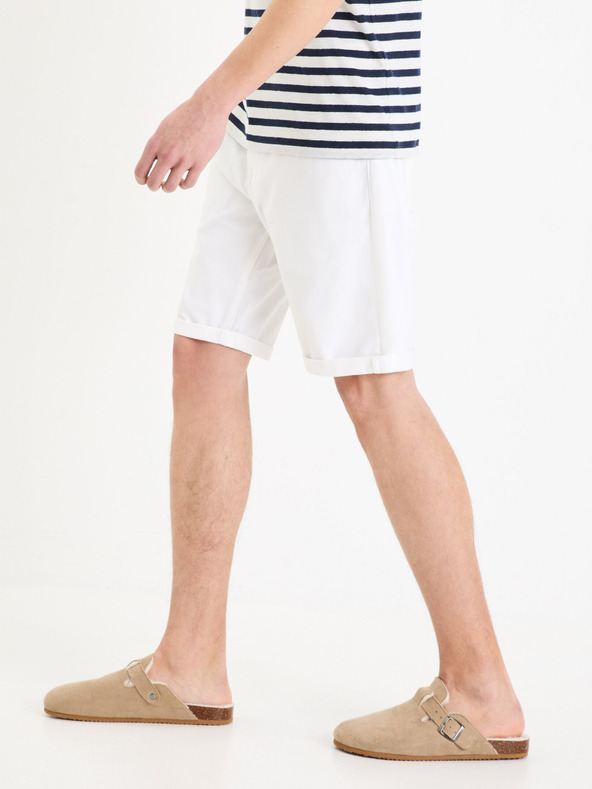 Celio Бели мъжки къси панталони Celio Mohitobm 30