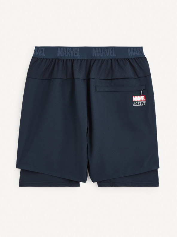 Celio Тъмно сини спортни шорти Celio Marvel Captain America