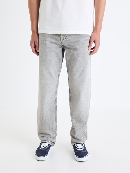 Celio Сиви мъжки дънки Celio C75 Foloose