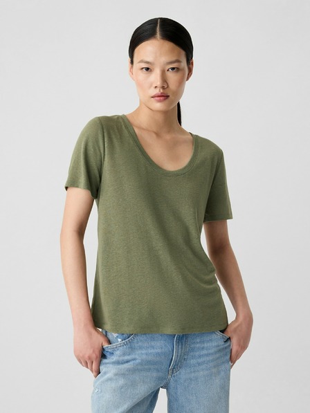 GAP Тениска GAP от лен