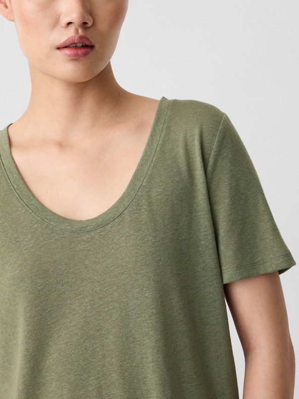 GAP Тениска GAP от лен