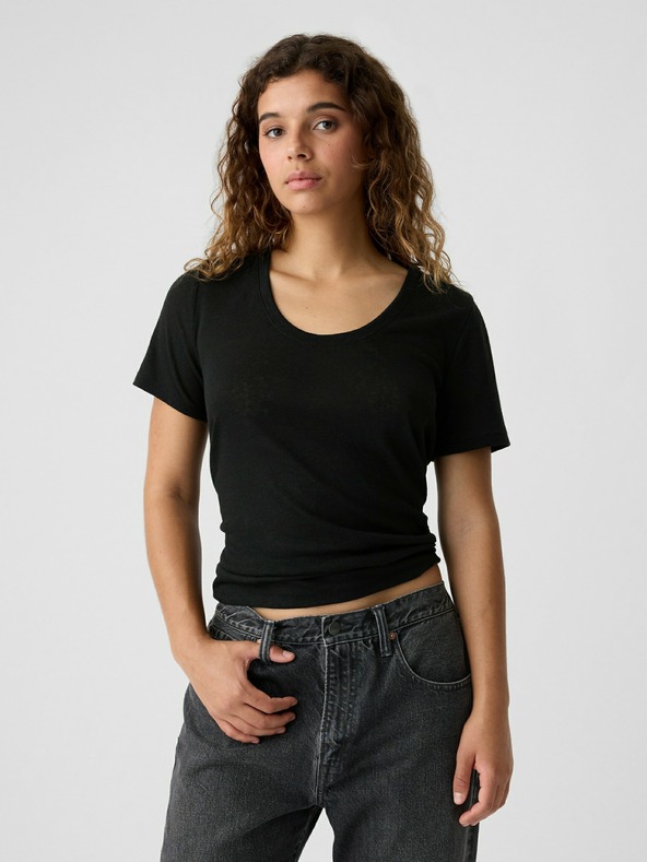 GAP Тениска GAP от лен
