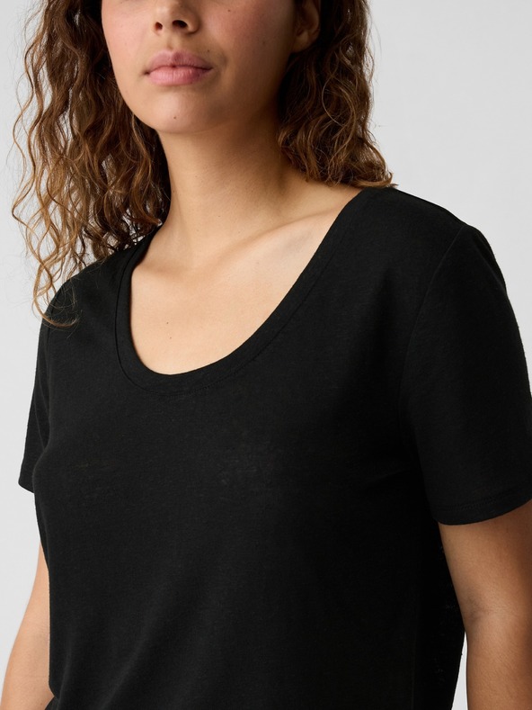 GAP Тениска GAP от лен
