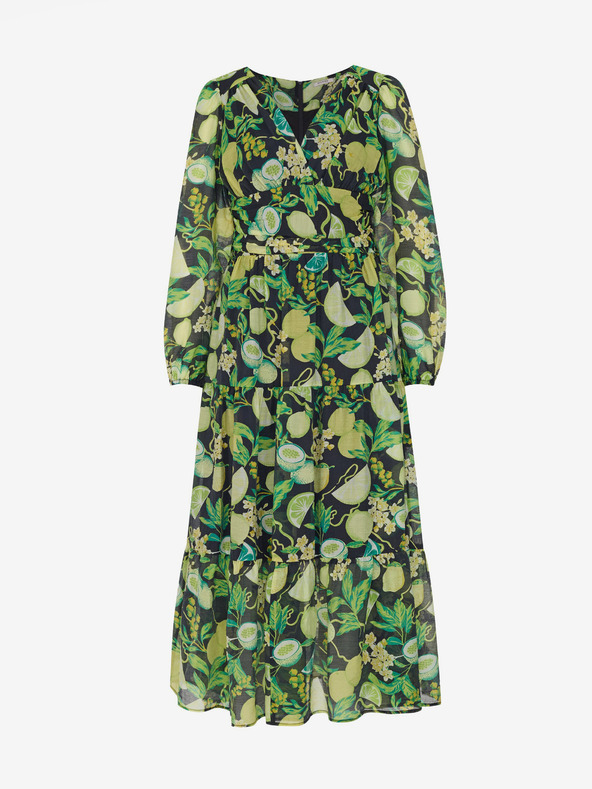 Orsay Черно-жълта дамска щампована макси рокля ORSAY