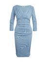 Orsay Светлосиня дамска рокля по тялото ORSAY
