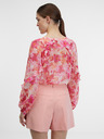 Orsay Розова дамска блуза на цветя ORSAY