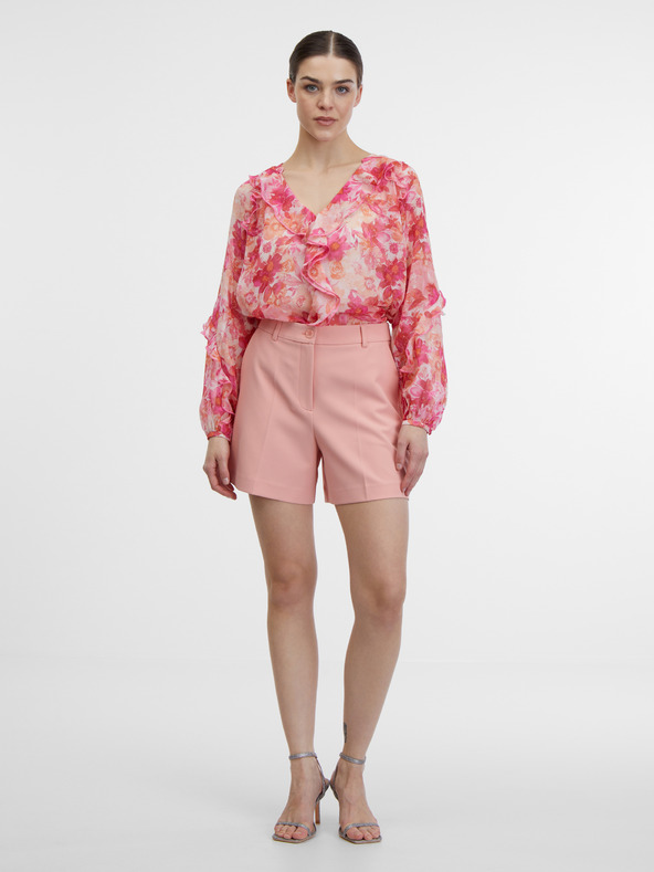 Orsay Розова дамска блуза на цветя ORSAY