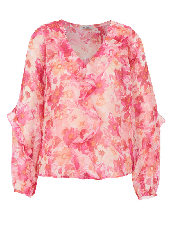 Orsay Розова дамска блуза на цветя ORSAY