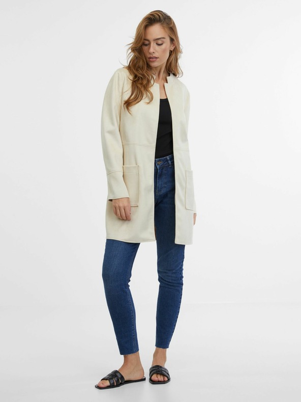 Orsay Бежово дамско яке от изкуствена кожа ORSAY