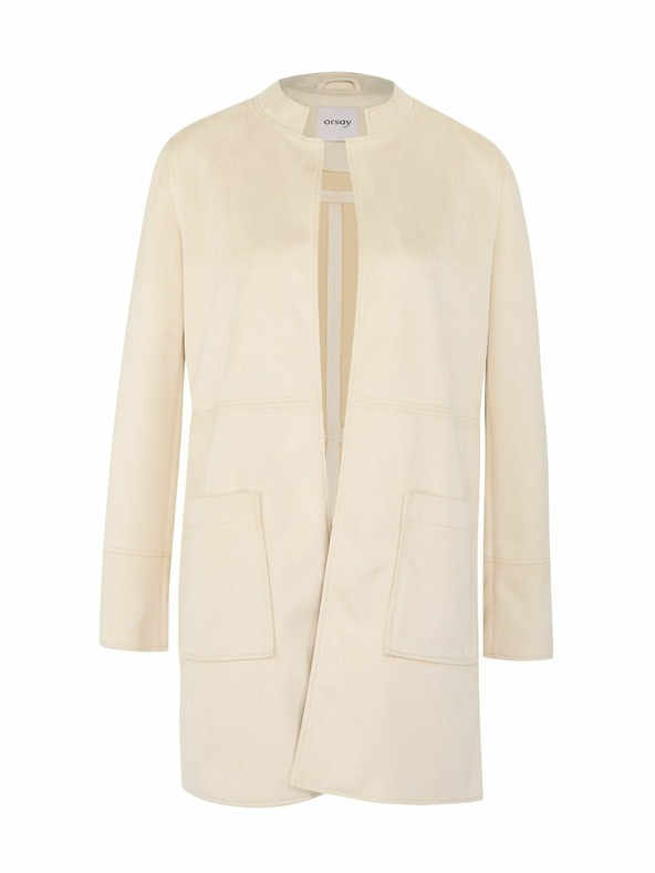 Orsay Бежово дамско яке от изкуствена кожа ORSAY