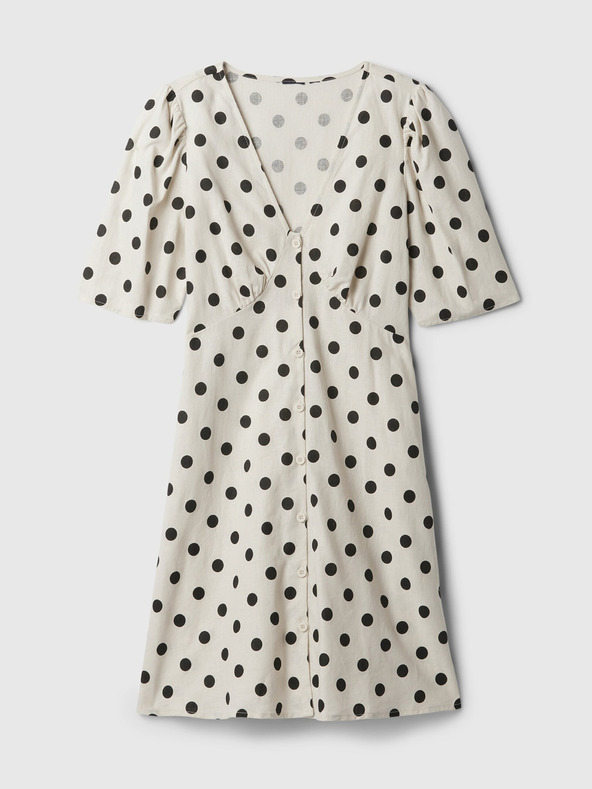 GAP Ленени мини точкови рокли GAP