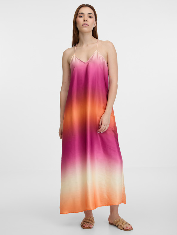 Orsay Оранжева дамска миди рокля ORSAY