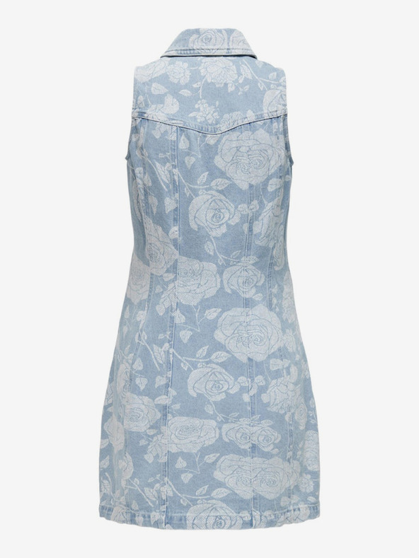 ONLY Светлосиня дамска дънкова рокля ONLY Zindy