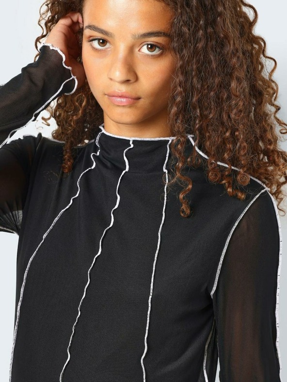 Noisy May Черна дамска миди рокля Noisy May Carrie