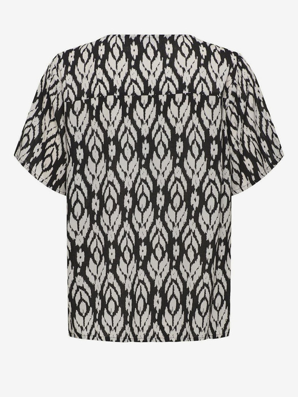 ONLY Черна дамска шарена блуза ONLY Sophie