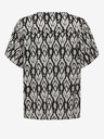 ONLY Черна дамска шарена блуза ONLY Sophie