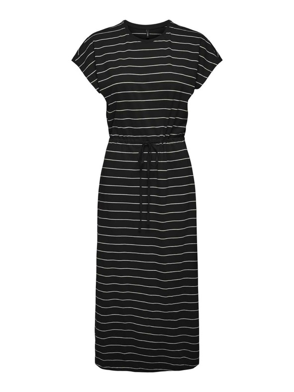 ONLY Черно дамско миди с райе ONLY May