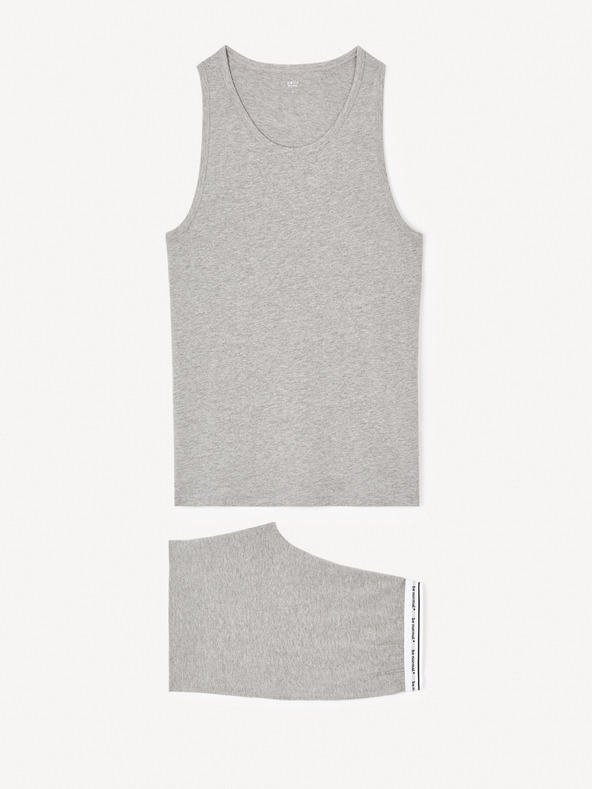 Celio Памучна къса пижама Jipyvac Celio