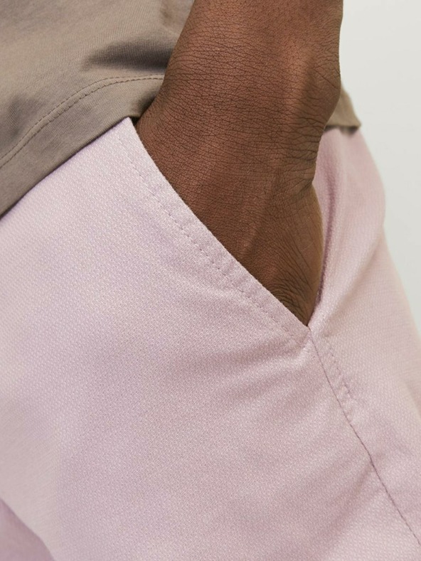 Jack & Jones Светло розово Jack & Jones Fury мъжки къси панталони чино