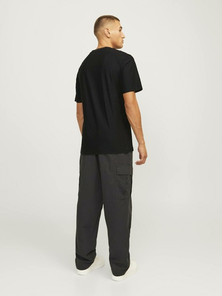 Jack & Jones Черна мъжка тениска Jack & Jones Aruba