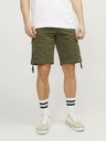 Jack & Jones Каки Мъжки къси панталони за карго Jack & Jones Cole