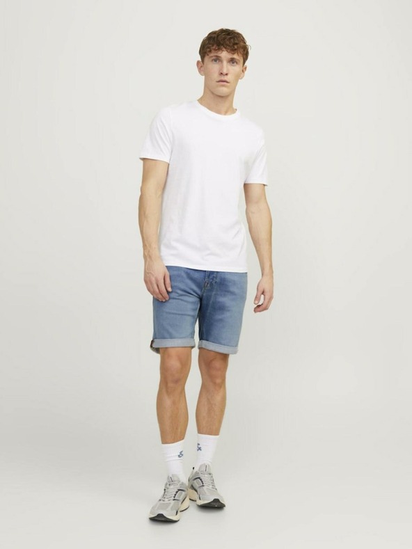 Jack & Jones Сини мъжки къси панталони от деним Jack & Jones Rick