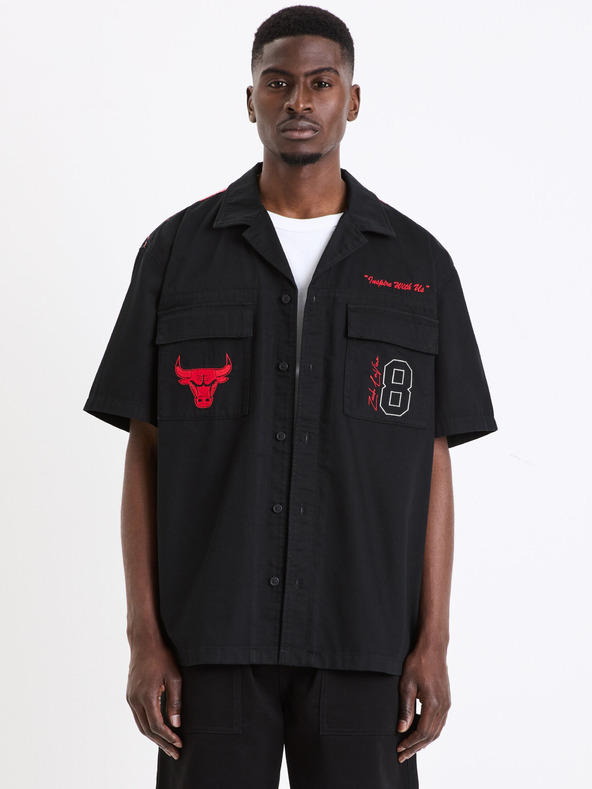Celio Черна мъжка тениска Celio NBA Chicago Bulls