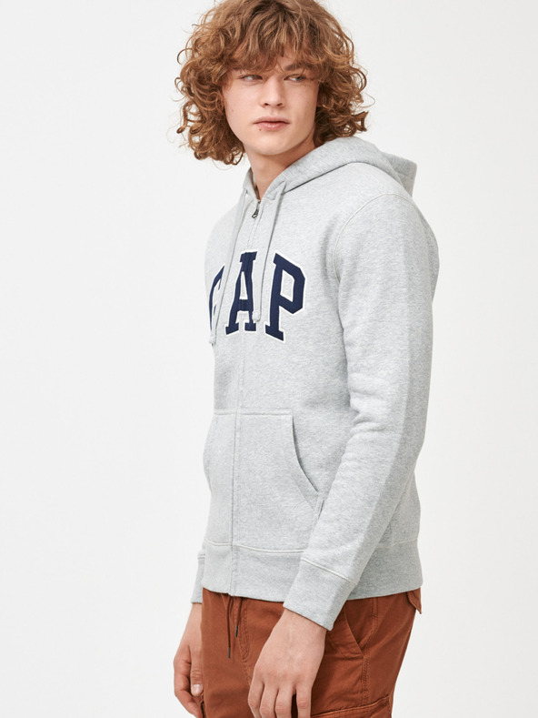 GAP Fleece суитшърт с лого GAP