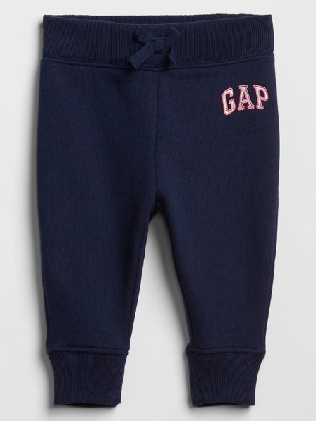 GAP Бебешки спортни панталони Fleece с лого Gap GAP