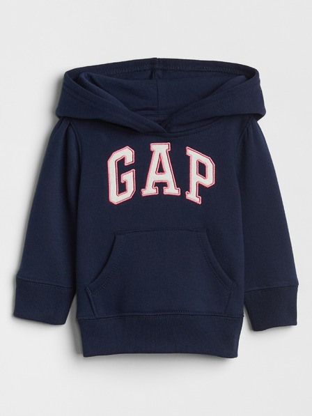 GAP Бебешка флийс блуза с лого GAP