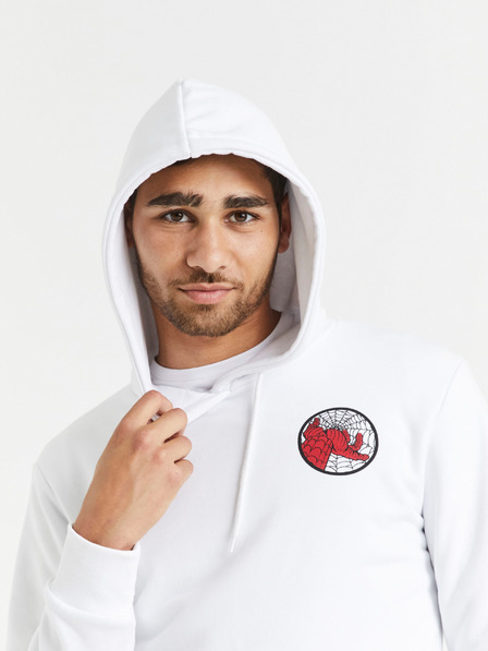 Celio Бял мъжки суитшърт Celio Lvespidsw