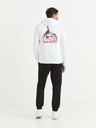 Celio Бял мъжки суитшърт Celio Lvespidsw