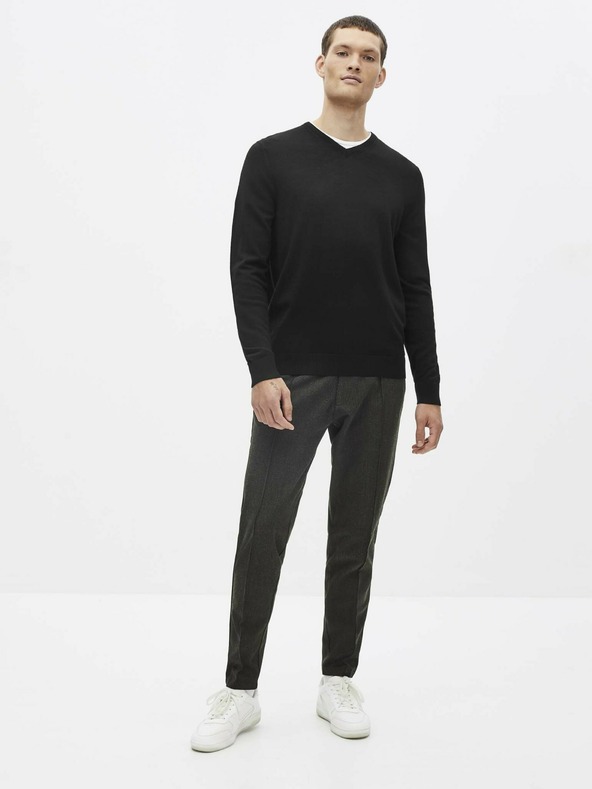 Celio Черен вълнен пуловер Celio Semeriv